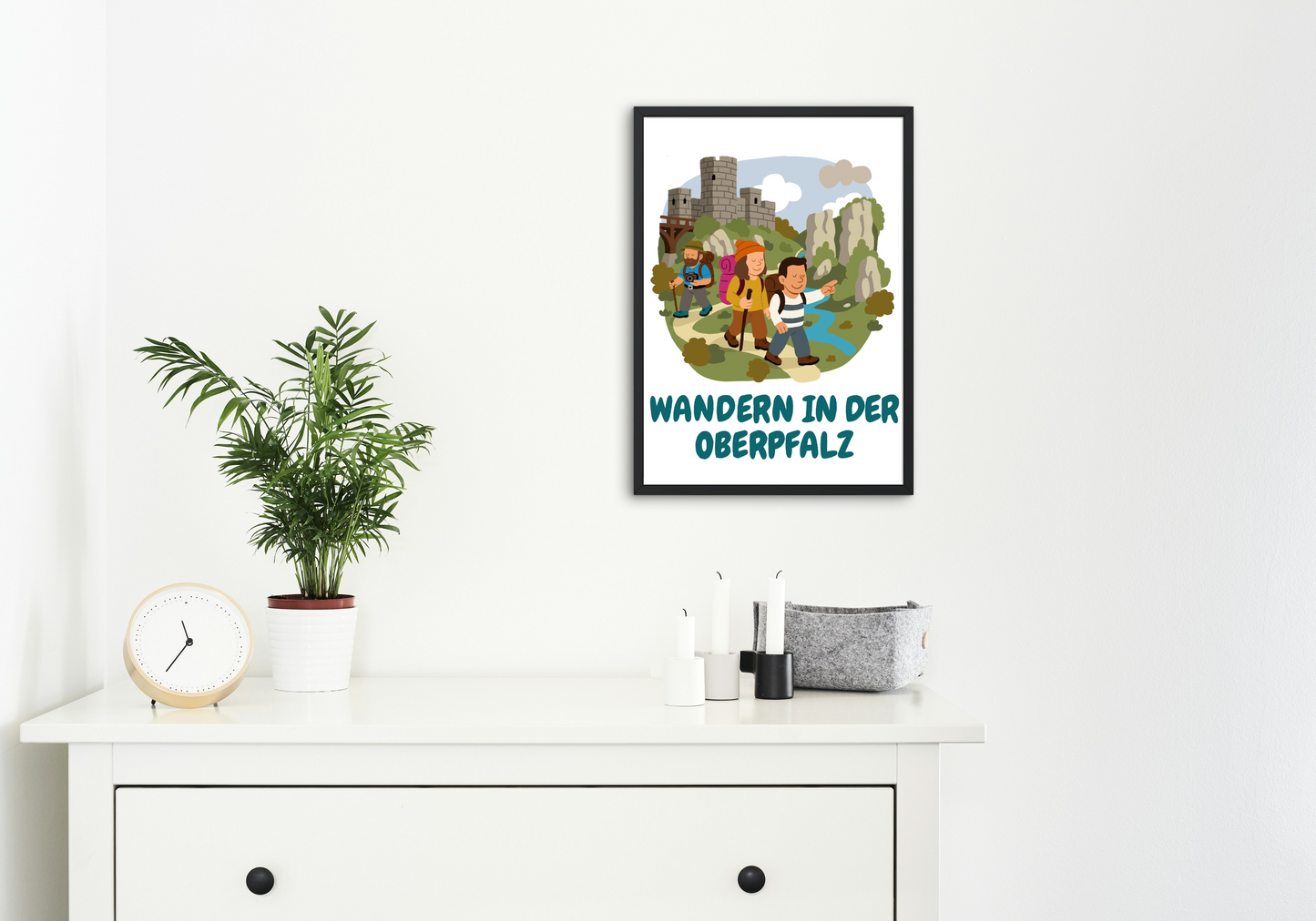 Wandern in der Oberpfalz Poster