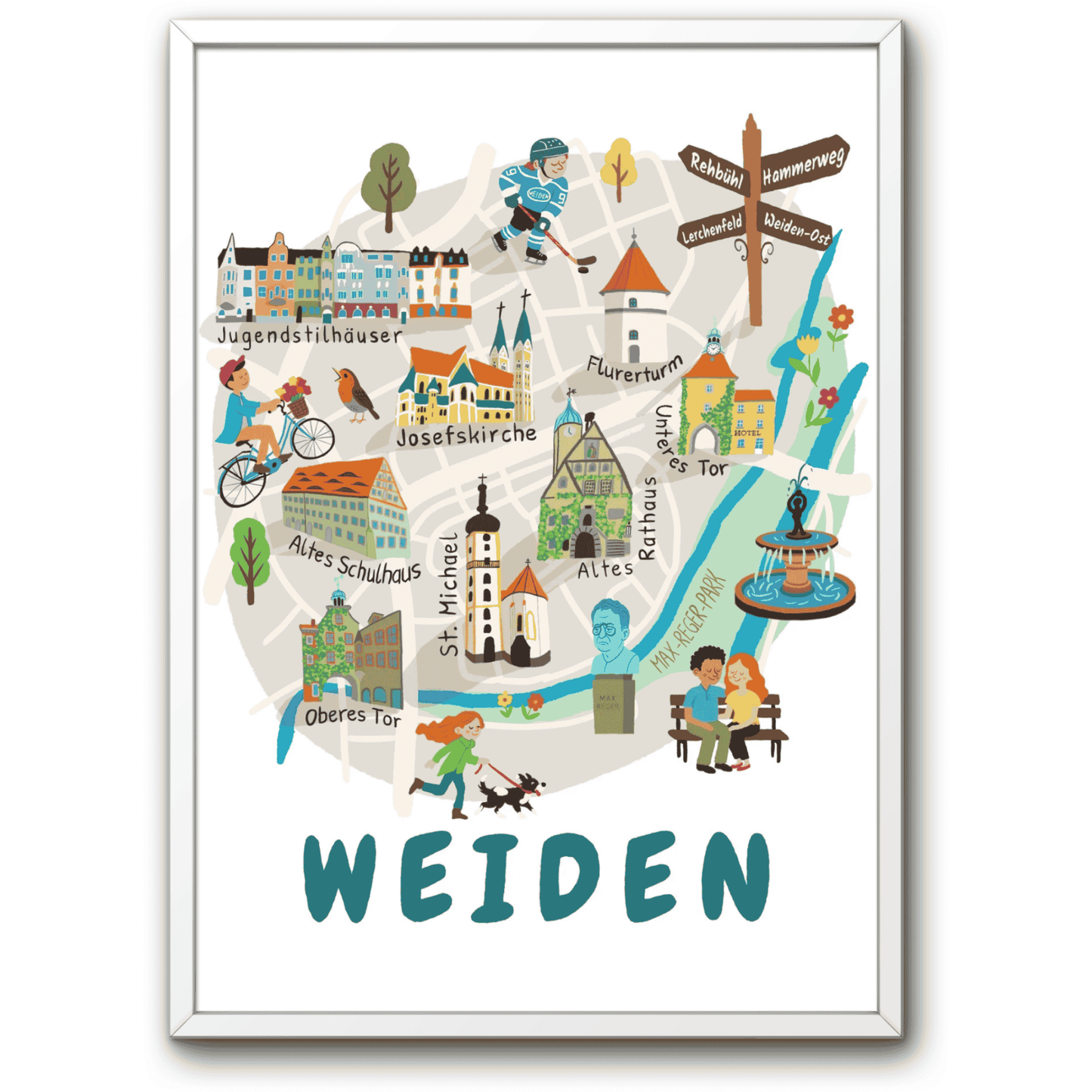 Weiden in der Oberpfalz Poster