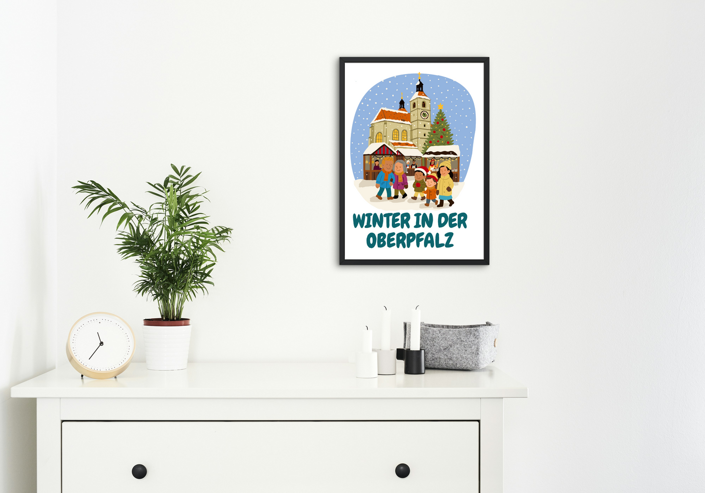 Winter in der Oberpfalz Poster
