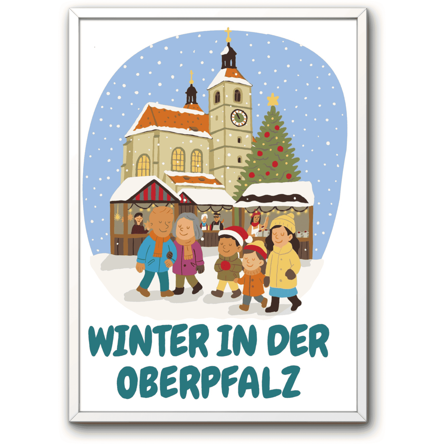 Winter in der Oberpfalz Poster
