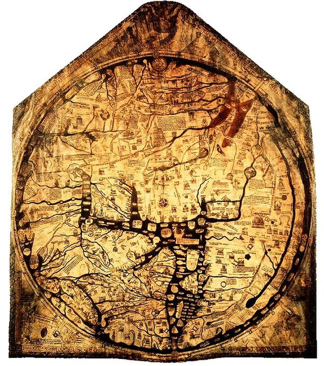 Bild der Hereford Mappa Mundi